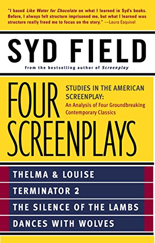 Book cover: "Four Screenplays" by Syd Field, analyzing film classics.