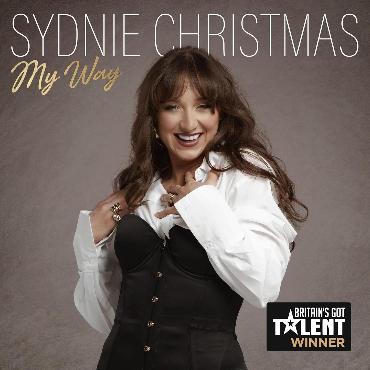 Album cover for "Sydnie Christmas - My Way" featuring a smiling woman.