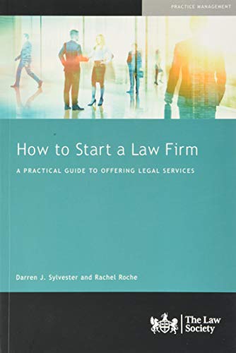 Book cover: “How to Start a Law Firm” with business professionals pictured.