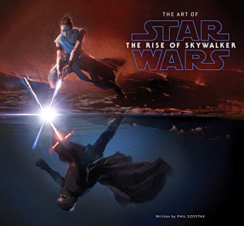Book cover featuring Rey and Kylo Ren in a lightsaber duel.