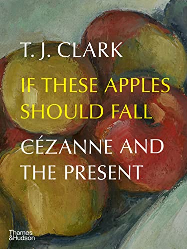 Book cover featuring an impressionist painting of apples with overlaid white and yellow text.