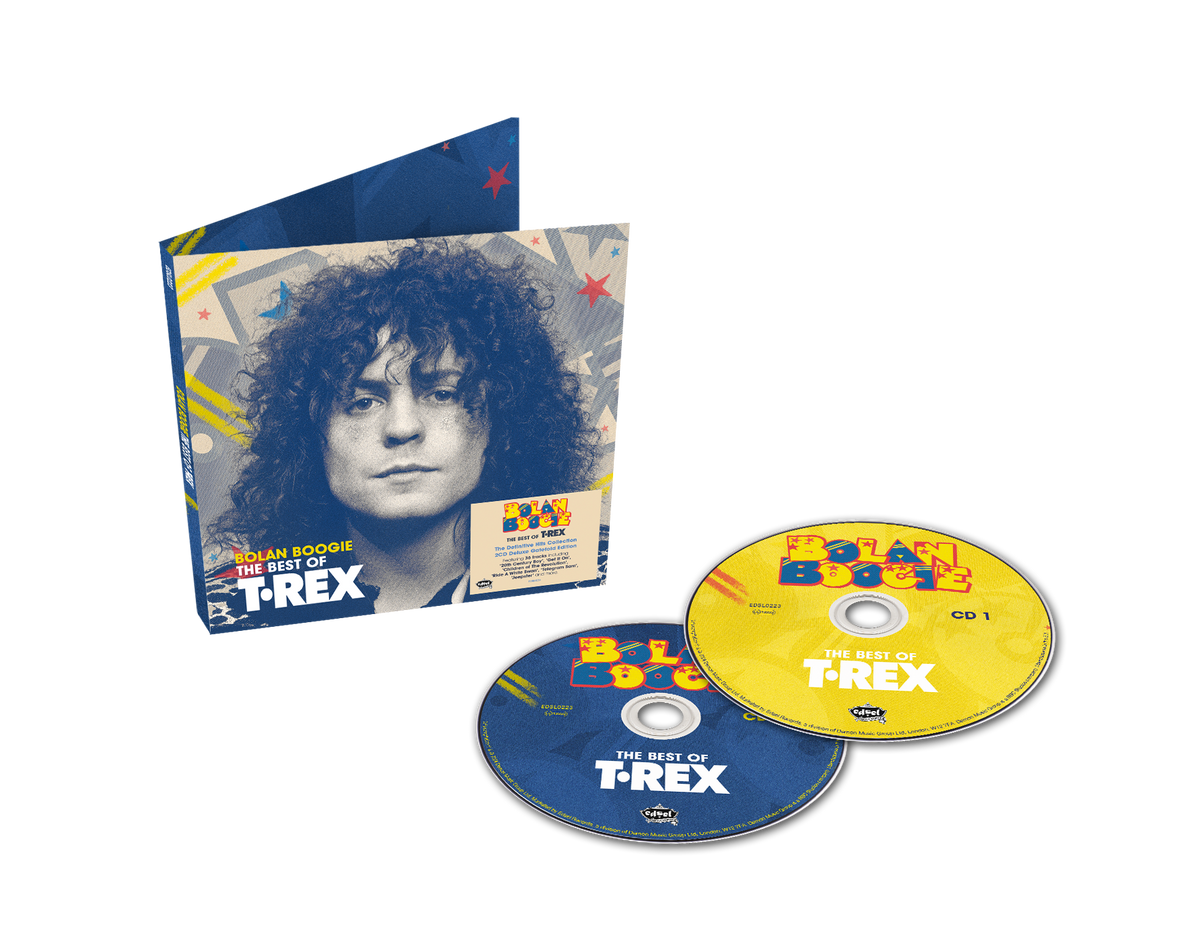 T. Rex Bolan Boogie 2CD set with gatefold cover and yellow and blue discs.