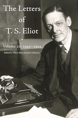 Book cover: T.S. Eliot portrait with typewriter, titled "Letters of T. S. Eliot.