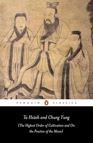Book cover featuring a faded painting of three ancient Chinese scholars.