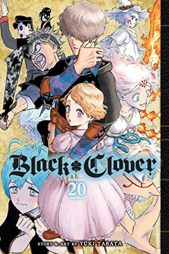 Manga cover featuring Asta, Marie, and other characters from Black Clover volume 20.