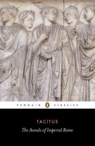 Book cover featuring a Roman stone relief of figures in togas, with Penguin Classics branding.