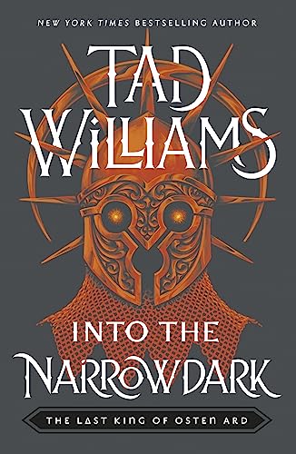 Book cover: "Into the Narrowdark" by Tad Williams, featuring a helmet.