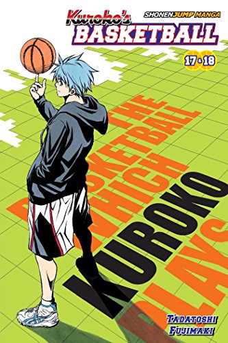 Manga cover: Kuroko holding a basketball, volumes 17 & 18 shown.