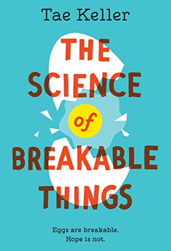 Book cover with red text, a cracked egg, and teal background.