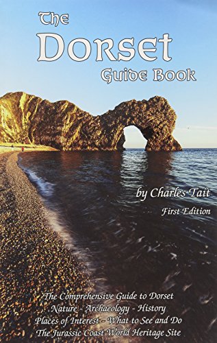 Cover of “The Dorset Guide Book” featuring Durdle Door and coastline.