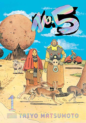 Manga cover showing a person in a red cloak and armored figure with rabbits.