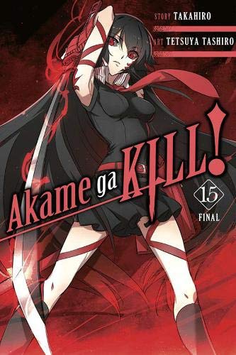 Manga volume 15 cover featuring a woman with red eyes and a sword.