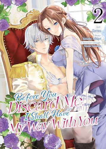 Manga cover with two characters in formal attire, a woman and a man.