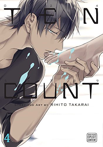 Manga cover: "Ten Count 4" featuring two shirtless men in close proximity.