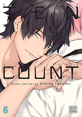 Manga cover featuring two young men, one with black and one with pink hair.
