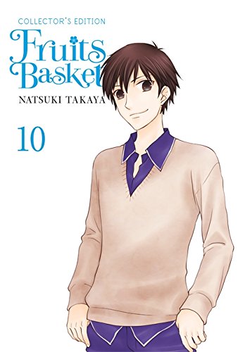 “Fruits Basket” manga volume 10 cover with a portrait of Yuki Sohma.