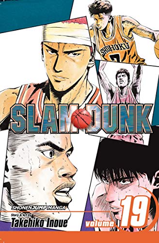Slam Dunk" manga volume 19 cover with basketball players and text.