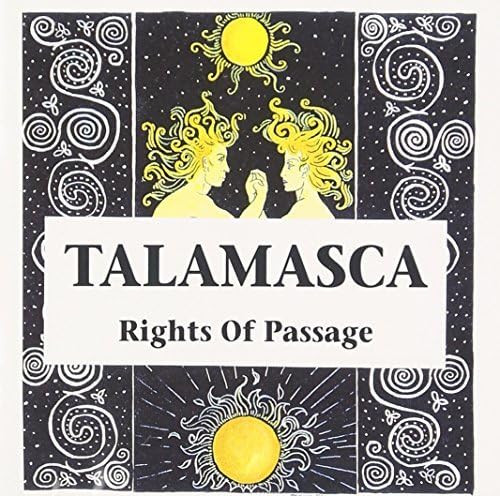 CD cover for Talamasca’s “Rights Of Passage” with sun and figure art.