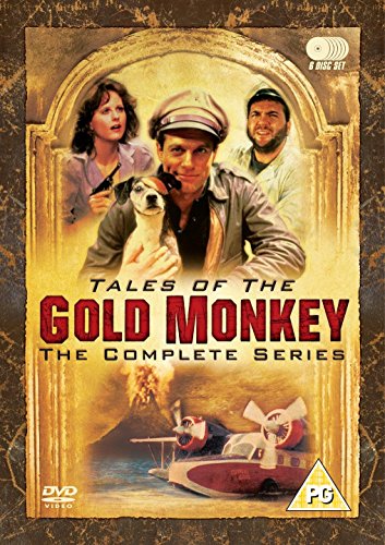 DVD cover for "Tales of the Golden Monkey" featuring characters and a plane.