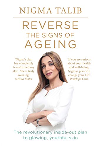 Book cover featuring author Nigma Talib and title "Reverse the Signs of Ageing".