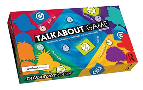 Colorful game box with days of the week and clock icons.