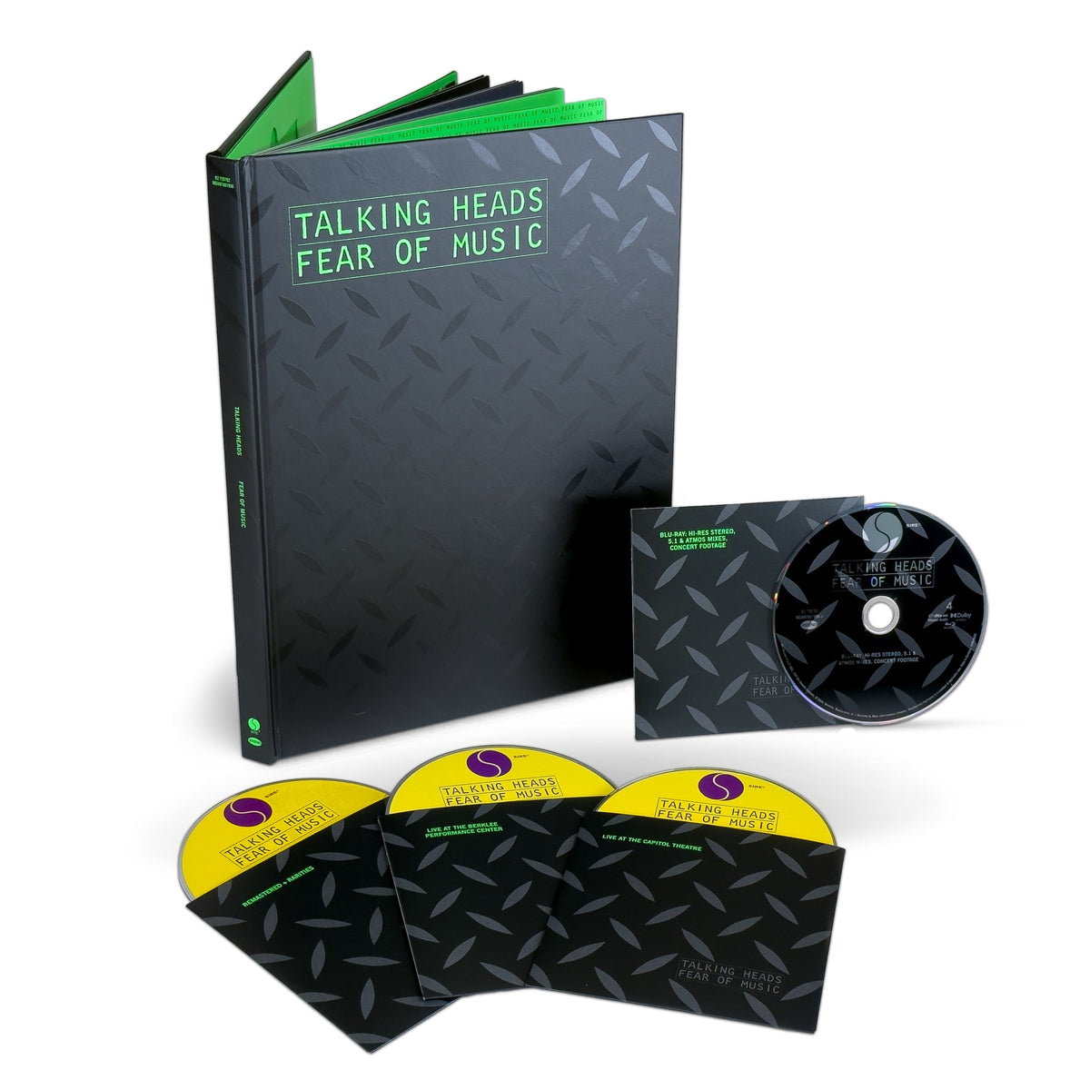 Talking Heads “Fear of Music” Super Deluxe Edition CD set with black packaging.