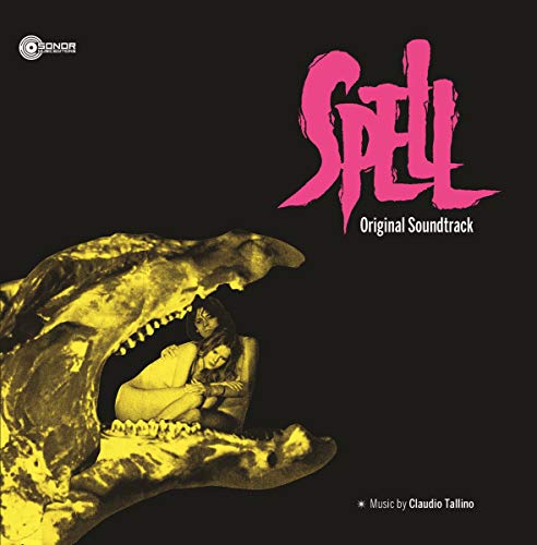 Black vinyl album cover with pink title and yellow-toned image of a skull.