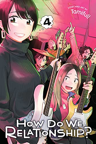 Manga cover with anime-style characters playing guitars in a band.