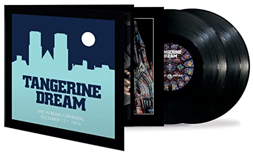 Tangerine Dream vinyl 2LP featuring cathedral imagery and city skyline.