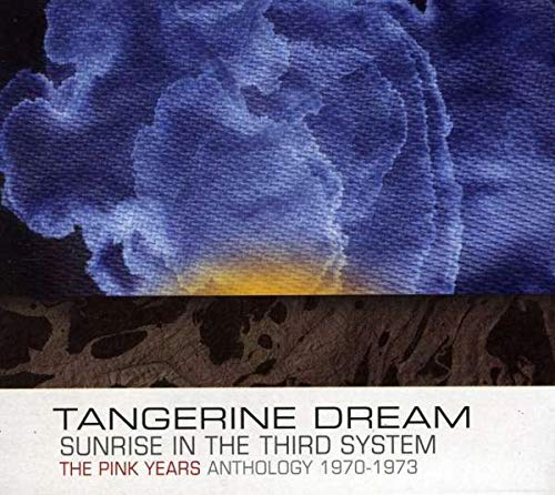 CD cover with abstract blue and orange cloudscape, text at bottom.