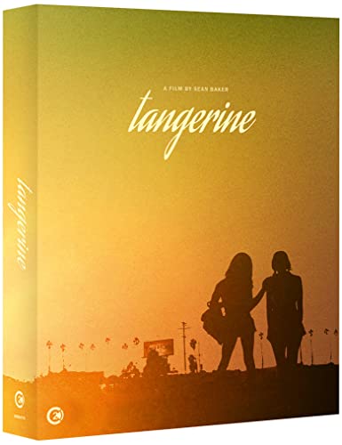 Tangerine" Blu-ray case with silhouetted figures against a sunset backdrop.