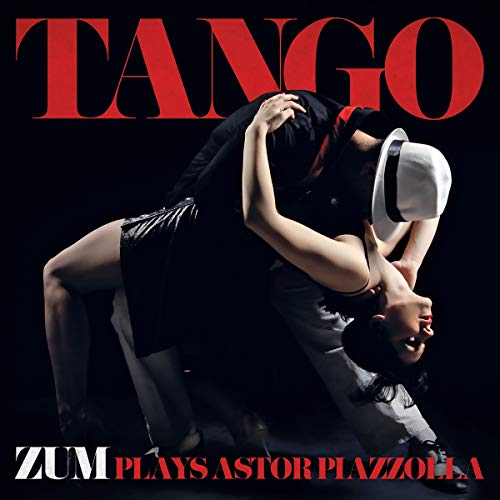 "CD cover featuring a tango-dancing couple against a black background with red and white text."