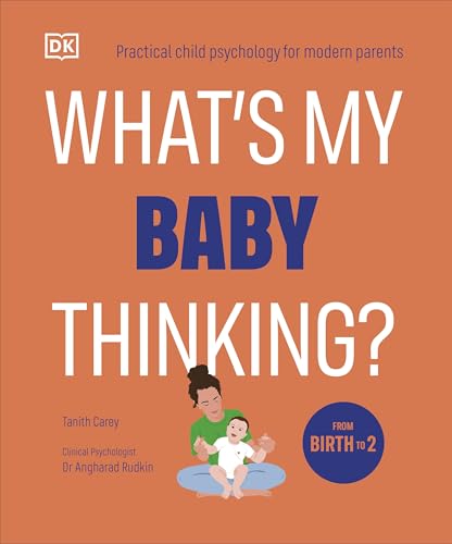Book cover: "What's My Baby Thinking?" with parent and baby illustration.