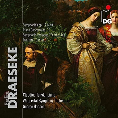 CD cover featuring a Renaissance-style painting of two women and a man.