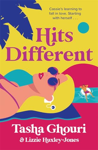 Book cover with illustrated woman in sunglasses and vibrant yellow background.