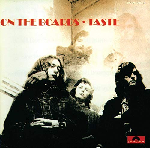 CD cover for Taste’s “On The Boards” featuring a group portrait.