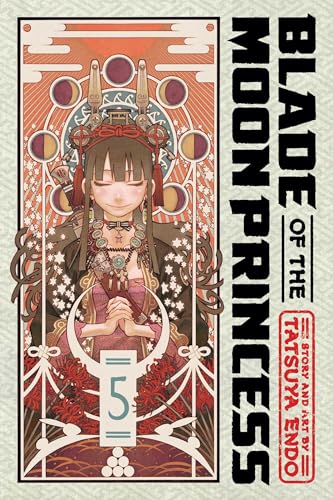 Manga book cover featuring a girl with ornate headdress and floral design.