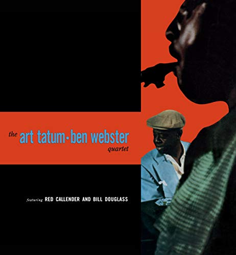 Album cover featuring Art Tatum and Ben Webster with text on black and orange.