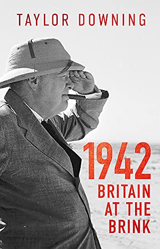 Book cover: Winston Churchill in profile with the title "1942: Britain at the Brink".