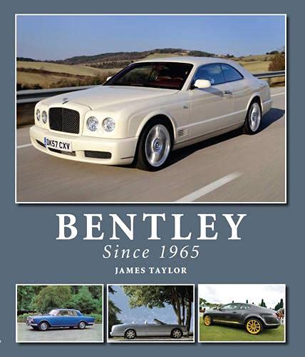 Book cover featuring a silver Bentley coupe and smaller images of other cars.