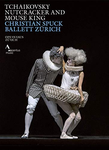 DVD cover for Tchaikovsky’s Nutcracker featuring dancers in costume.