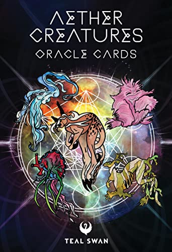 Oracle card deck cover featuring fantastical creatures within a geometric design.
