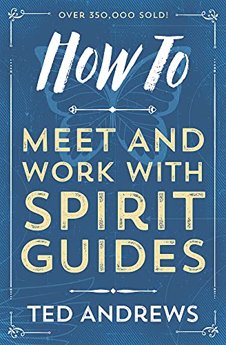 Book cover with title "How To Meet and Work with Spirit Guides" and a butterfly.