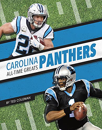 Book cover featuring Carolina Panthers football players, Cam Newton and Luke Kuechly.