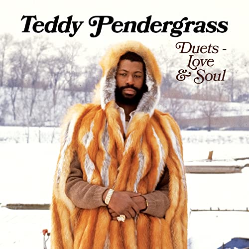 Teddy Pendergrass album cover featuring a man in a fur coat.