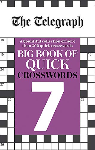The Telegraph Big Book of Quick Crosswords 7 cover with a crossword puzzle background.