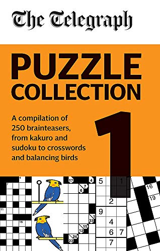 The Telegraph Puzzle Collection Volume 1 book cover with puzzles shown.