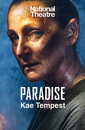 Close-up portrait of Kae Tempest, promoting the play "Paradise.
