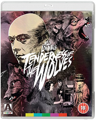 "Tenderness of the Wolves" Blu-ray case with a collage of wolf and film scenes.