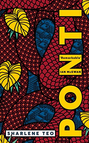 Book cover for "Ponti" with floral and architectural patterns.